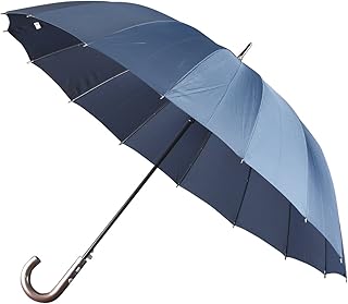 绅士用 16根伞骨一键开启式雨伞 使用轻巧耐用的玻璃纤维伞骨 春亚纺